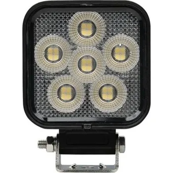 Průmyslové svítidlo LED Bodové svítidlo pro automobil BLACK LED/24W/10-30V IP69 5700K hranatý