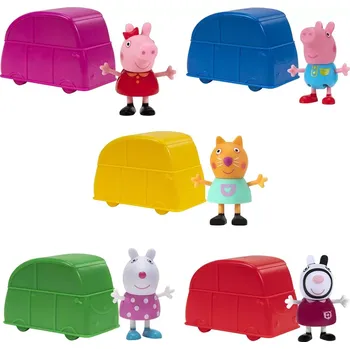 Figurka TM TOYS Prasátko Peppa autíčko s figurkou 1 ks mix