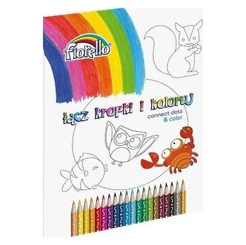 Set školních potřeb Łącz kropki i koloruj