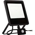 LED Venkovní reflektor se senzorem LED/100W/230V 4000K IP65 černá