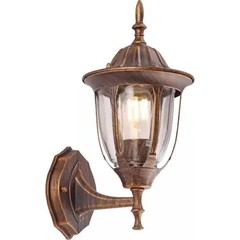 Venkovní osvětlení Venkovní nástěnné svítidlo MANOEL 1xE27/15W/230V IP44 bronz patina