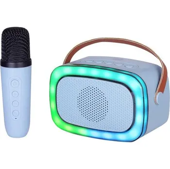 Bluetooth reproduktor Trevi Trevi XR 8A01 +BT Miniparty Karaoke speaker modrý