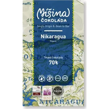 Čokoláda Tmavá čokoláda 70% Nikaragua Rugoso 50g