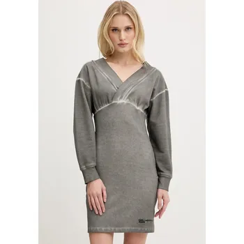 Dámské šaty Šaty Karl Lagerfeld Jeans A3W13012 šedá 90B, vel. XL