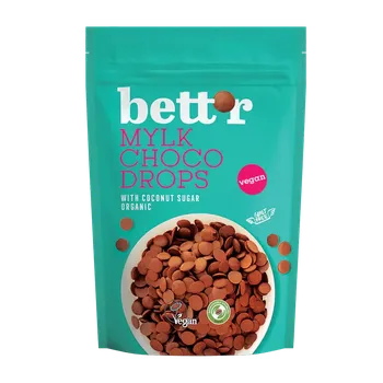 Čokoláda Bett´r bio vegan čokoládové pecičky 200 g
