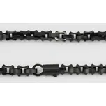 Steel Edge Pánský řetízek z chirurgické oceli WJHN118 Barva: Černá