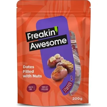 Sušené ovoce Datle plněné ořechy - mix druhů, 200 g