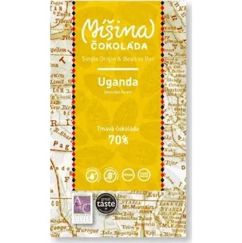Čokoláda Tmavá čokoláda 70% Uganda 50g