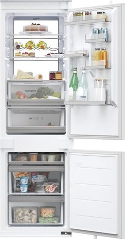 Kombinovaná vestavná lednice Haier bílá 34901578