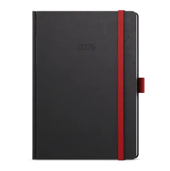 Diář Denní diář 2026 Baloušek A5 David - Nora červená