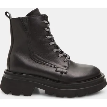 Dámská zimní obuv Baťa dámská zimní kožená kotníková obuv 130 le černé, vel. 37