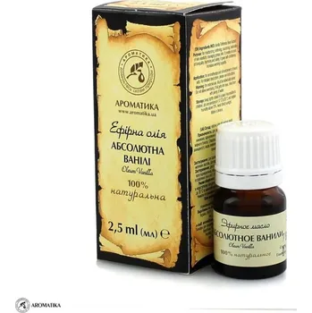 AROMATIKA Vanilkový olej, 100% přírodní, Aromatika, 5 ml