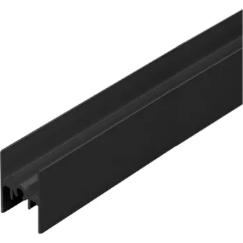 Nábytkové kování LAGUNA Dělící profil RAMA černá matná Délka profilu (m): 4,0