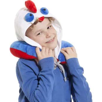 Cestovní polštářek Dětský cestovní polštář s kapucí, kohout