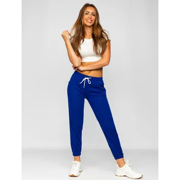 Dámské oblečení Kobaltové dámské tepláky Bolf YW01020B - L