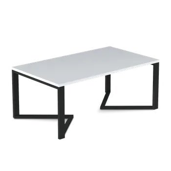 Konferenční stolek Konferenční stolek Gavino Barva desky: Bílá, Barva podstavy: Černá