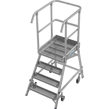 Žebřík KRAUSE 821263 podesta S ROŠTEM jednostranná 1x4 stupně