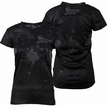 Dámské tričko SWEEP SWTS131 černá/šedá M