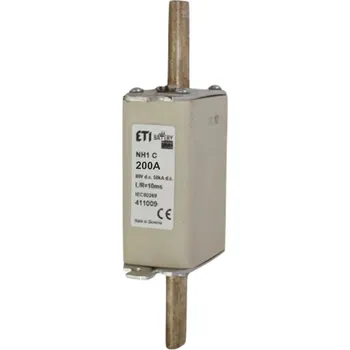 Autopojistky ETI nožová pojistka DC M1 gBat 200A 80V DC