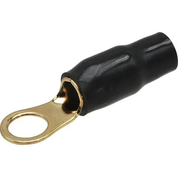 elektrický kabel Oko pro 16 mm² kabel / 8,4 mm otvor / 12 mm šířka - černé