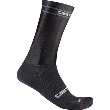 Pánské ponožky Aerodynamické cyklistické ponožky Castelli Fast Feet 3 Velikost: L/XL (EU 40-43) Black