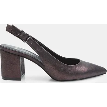Dámské lodičky Baťa slingback lodičky hnědé, vel. 39
