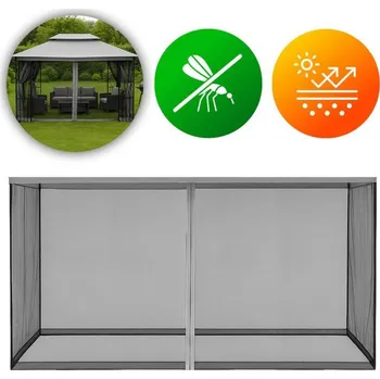 Zahradní altán 2energy Moskytiéra pro altán, 3x4m, šedá | MultiGarden