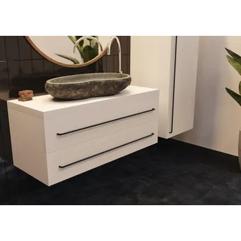 Nábytkové kování In-Design Nábytková úchytka Maro černá matná Rozteč úchytky (mm): 96