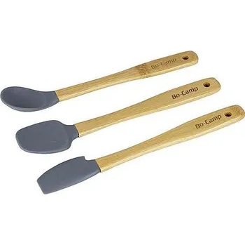 Kempingové nádobí Sada na přípravu jídla Bo-Camp Spoon Set 21cm Barva: šedá