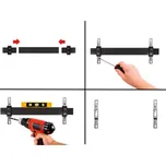 Šablona pro závěs Camar 821 - lišta + 2x pouzdro