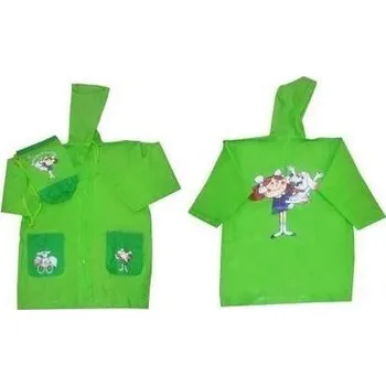 Pláštěnka Pidilidi Pláštěnka Káťa a Škubánek vel. 116 zelená