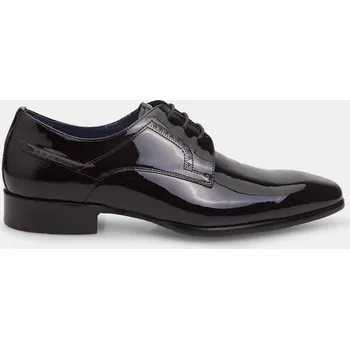 Pánské polobotky Baťa pánské polobotky z lakované kůže černé, vel. 44