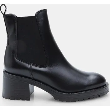 Dámské kozačky Baťa dámske chelsea na podpätku černé, vel. 41