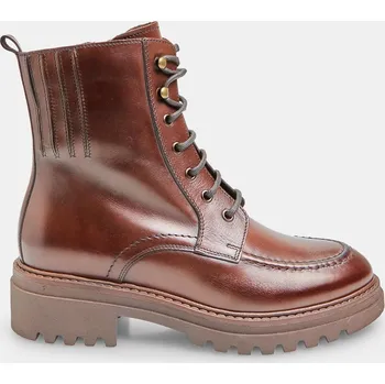 Dámská zimní obuv Baťa dámská kožená kotníková obuv hnědé, vel. 41