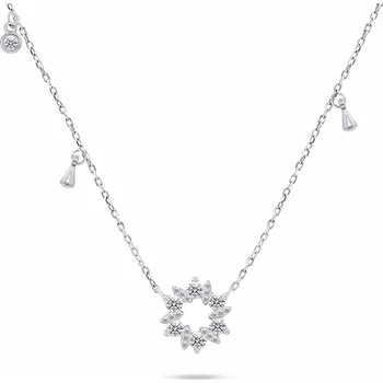 Náhrdelník Brilio Silver Překrásný stříbrný náhrdelník se zirkony NCL92W + 2 měsíce na vrácení zboží