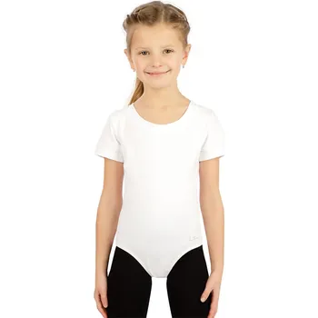 Set dětského termoprádla Litex Dívčí gymnastický dres 5F265 Bílá 152