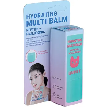 Pleťový krém Quret Hydratující multibalzám Peptidy a Kyselina hyaluronová 10 g