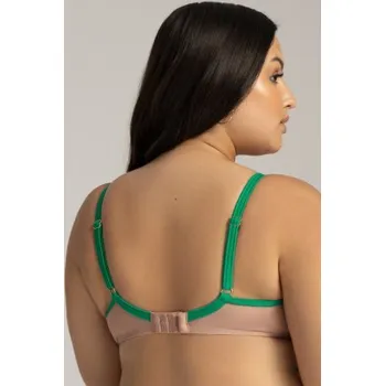 Dámské spodní prádlo Nevyztužená podprsenka Ava Lingerie 2161 Zelená 85J