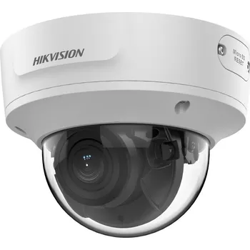 Bezpečnostní kamera Hikvision DS-2CD2723G2-IZS(D) 2,8–12mm IP kamera, dome, 2Mpx, 1/2,8" CMOS, motor. f=2,8–12mm, H.265+, IP67, IK10, IR až 40m, WDR (120dB), audio, alarm, kov, bílo-černá DS-2CD2723G2-IZS(2.8-12mm)(D)