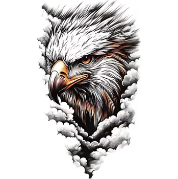 Odstranitelné tetování B-TOP Voděodolné dočasné tetování Orel TBS-8745