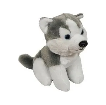 plyšák Ziki Pies husky siedzący 14cm