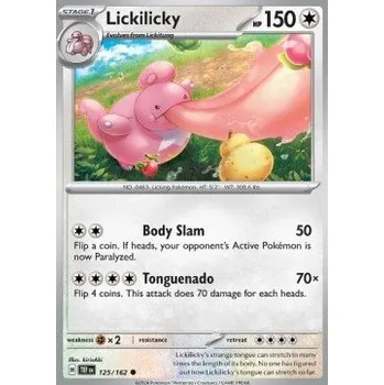 Volný čas Pokémon TEF 125/162 Lickilicky - Temporal Forces Stav: Near Mint, Verze: REVERSE HOLO
