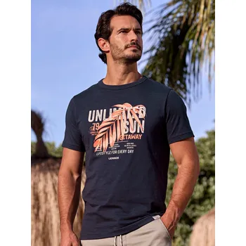 Pánské tričko Pánské tričko LERROS 2553054 Barva: Tmavě modrá (485), Velikost: M