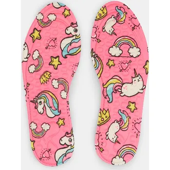 Vložka do bot Baťa dětské paměťové stélky s potiskem fuchsiové, vel. S