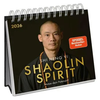 Diář Postkartenkalender 2026: Shaolin Spirit (DE)