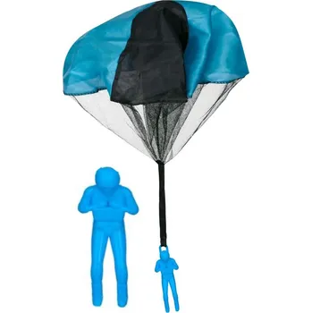 Figurka PARAŠUTISTA LÉTAJÍCÍ FIGURKA HRAČKA 50CM MODRÁ