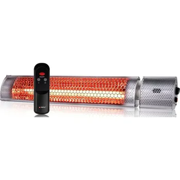 Topidlo HALOGENOVÝ INFRAČERVENÝ OHŘÍVAČ ZAHRADNÍ NÁSTĚNNÝ 2000W S DÁLKOVÝM OVLÁDÁNÍM ALPINA