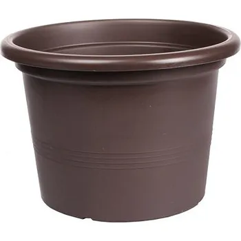 Květináč Plastkon Výprodej - Campanula květináč hnědá průměr 34 cm
