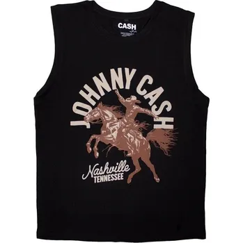 Pánské tričko Johnny Cash Nashville Concert Black S Tričko