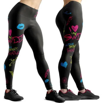 Dámské legíny Dámské funkční legíny SWPT137 GRAFITY